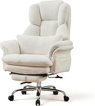 Big and Tall Criss Cross Legged Office Chair with Flip Armrests