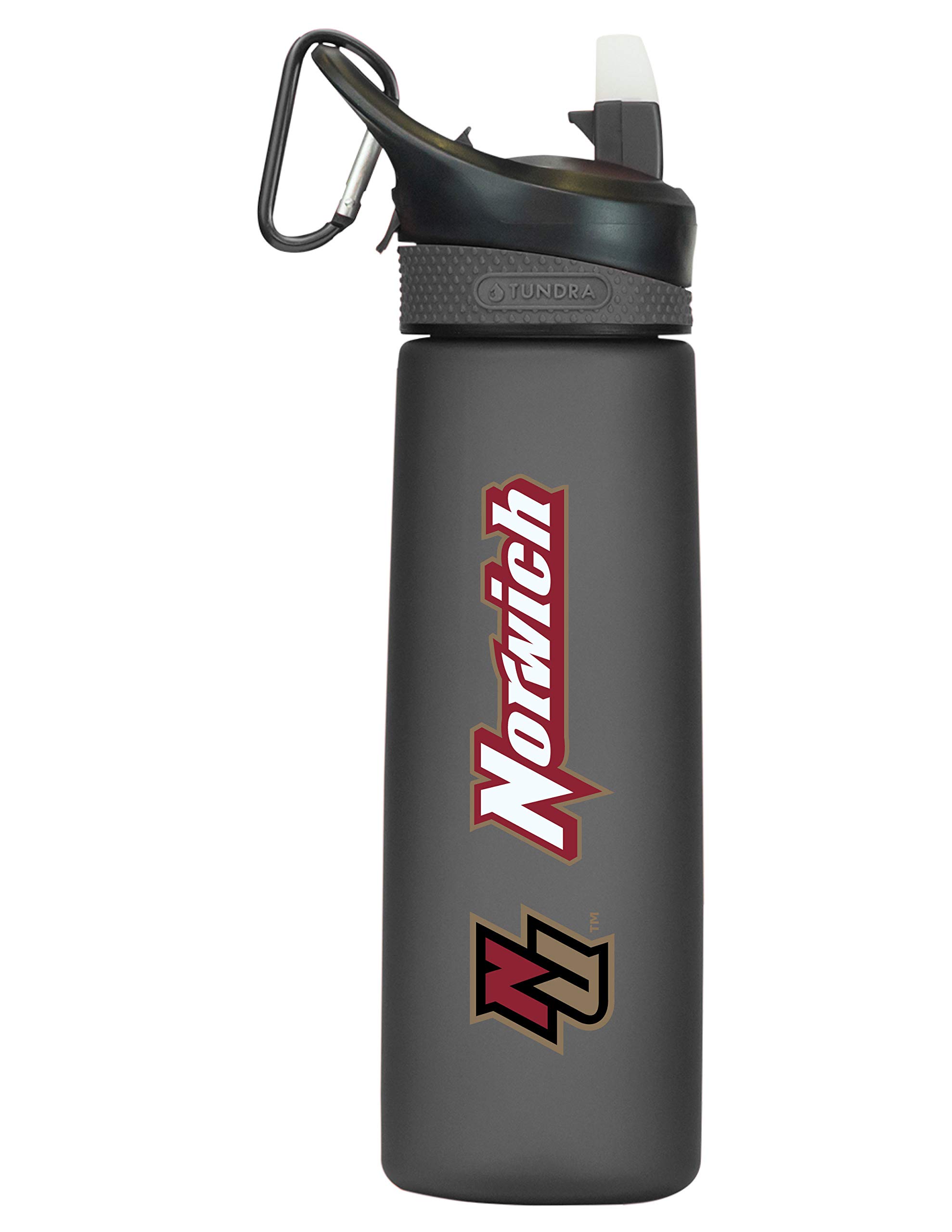 Norwich University Tritan Plastic Frosted Sport Bottle, Design-1 - Black