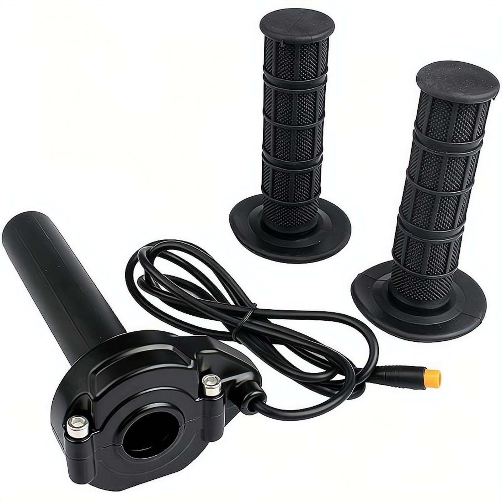 Ebike - Acelerador de giro completo para Lectric XP4 Macfox X1 HappyRun Freego, kit de agarre del acelerador estilo Surron de 3 pines, 12 V-72 V, compatible con HappyRun Freego Heybike Electric Dirt