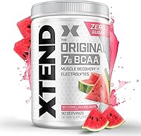 Vista 12 de XTEND Original BCAA - Polvo de Mango Madness Bebida de recuperación muscular post entrenamiento sin azúcar con aminoácidos 7g de BCAA