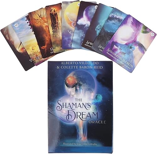 Cartas de tarot para principiantes 64 barajas de tarot y mazo de oráculo cartas de oráculo del sueño del chamán con significados en ellos y cartas