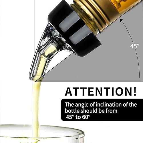 Miniatura 3 de SuproBarware Vertedor automático de botellas medido  Vertedor de medición rápida de alcohol para bebidas, dispensador de vino y cóctel, herramientas