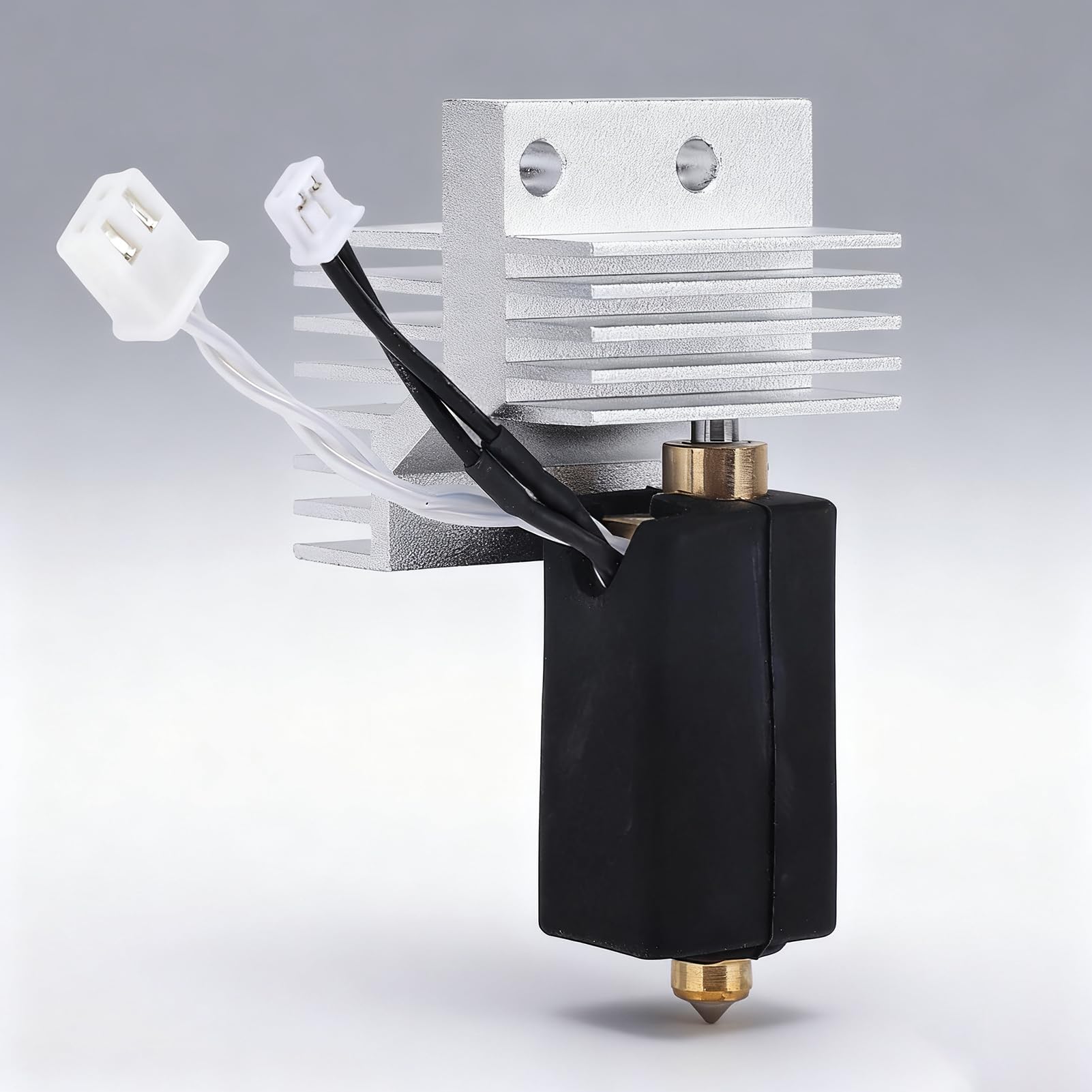 ViaGasaFamido Hotend Kit Premium Keramikheizung Düse aus Gehärtetem Stahl, Kompatibel mit PLA PETG 3D-Druckern 0,2 Mm und 0,4 Mm