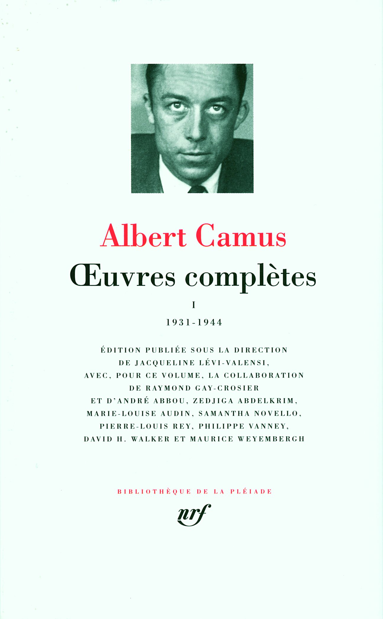 Oeuvres completes I: 1931-1944: 1