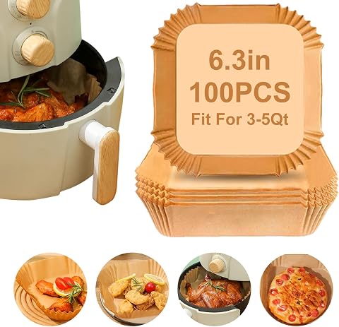 Air Fryer Liners Disposable Paper,100Pcs Airfryer Paper L...