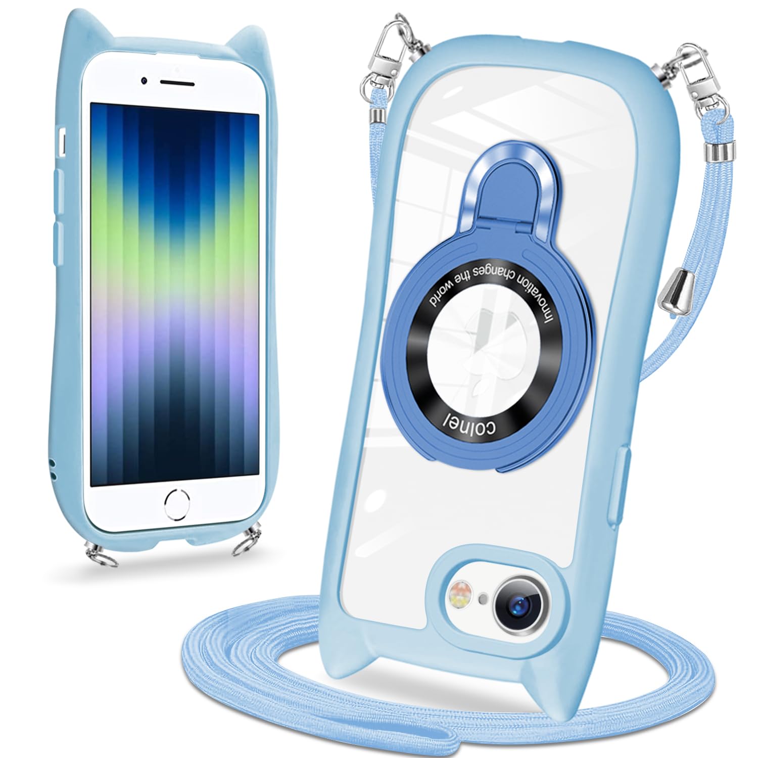 Amazon.co.jp: baodunwei iPhone 8 用 ケース クリア MagSafe対応