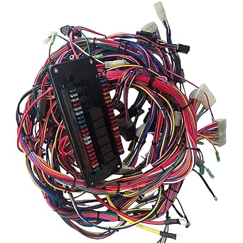 Excavator EFI Fuse Box Wiring Harness Compatible with CAT 320D E320D 336D Excavator 350-8253 3508253