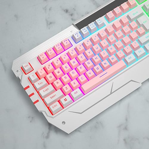Miniatura 6 de Combo de teclado y mouse USB para juegos, GT817 GT817 104 teclas retroiluminadas arco iris, teclado de computadora con cable USB para jugadores de
