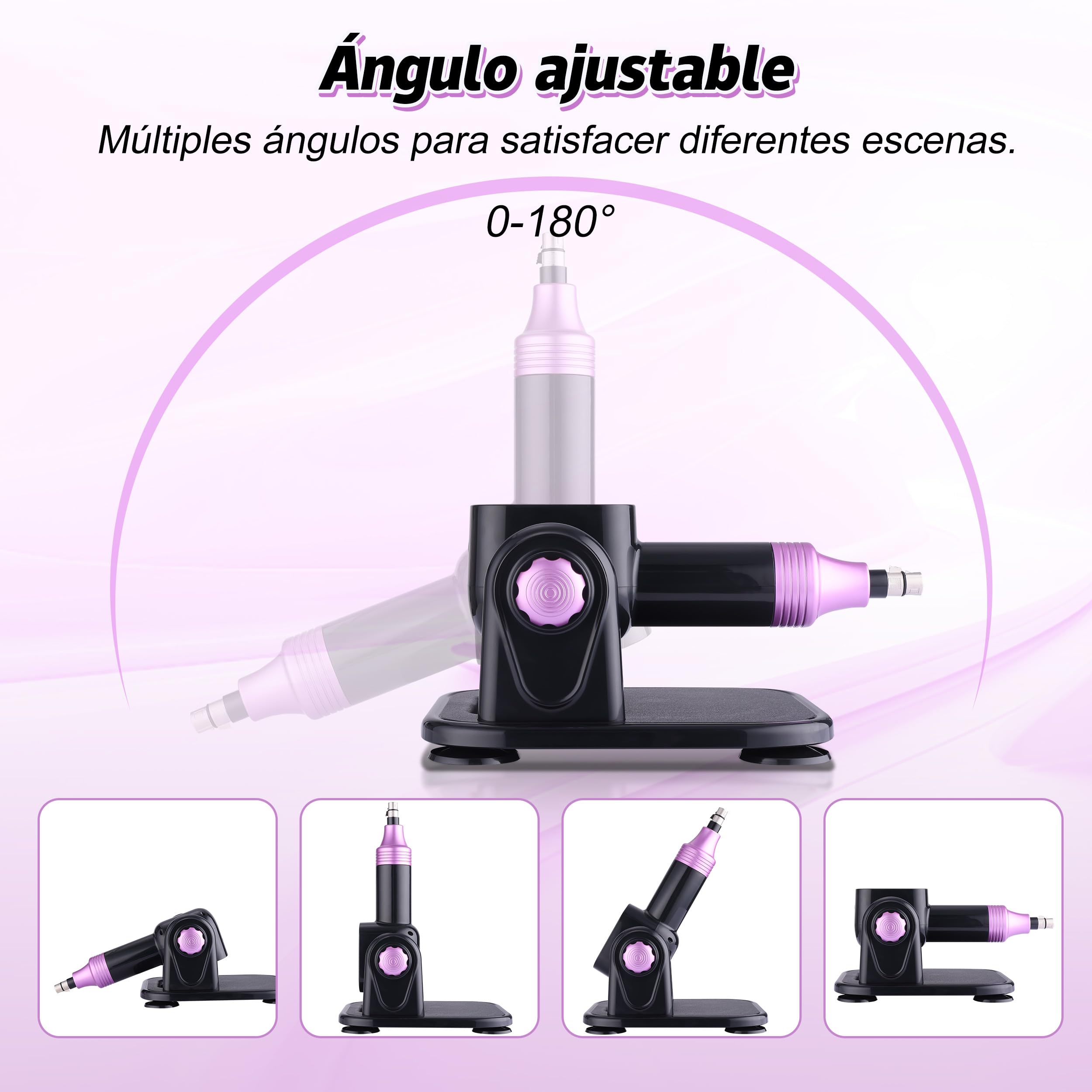 Potente máquina sexual para parejas y solteros: 21 modos de juego, motor silencioso de 60 W, empuje ajustable de 0 a 180°, mando a distancia, embalaje discreto.