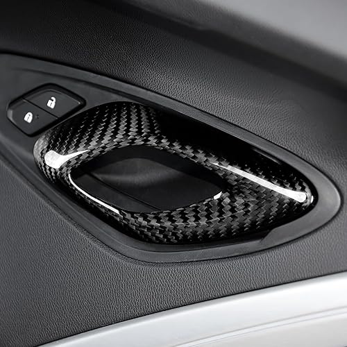 Miniatura 4 de AIRSPEED Paneles de puerta de automóvil de fibra de carbono real, ajuste interior para Chevrolet Camaro 2016 2017 2018 2019 2020 2021 2022 2023