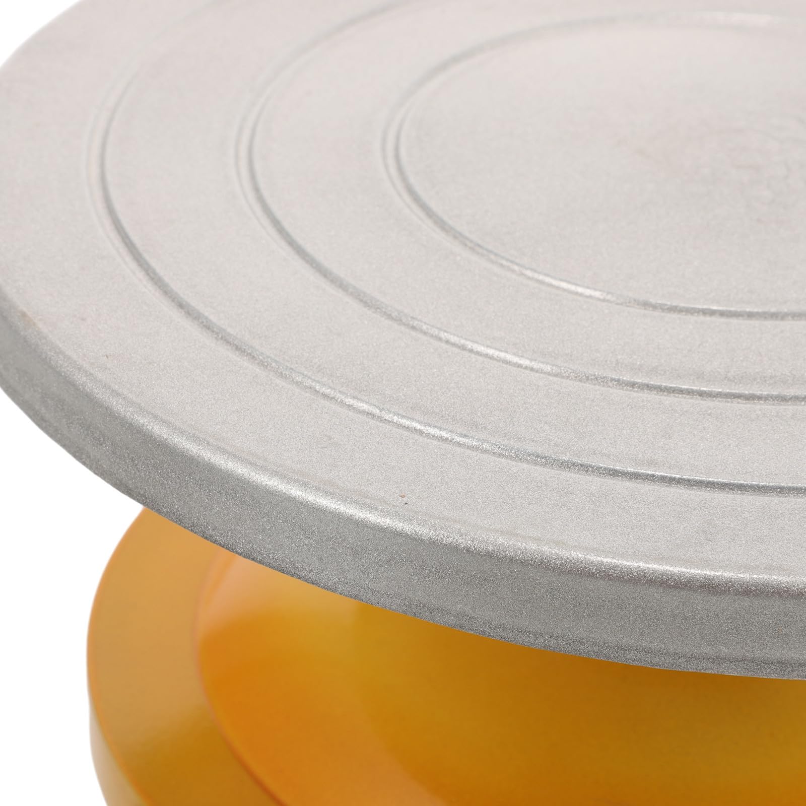 Alipis Drehteller aus Kunststoffkeramik 25cm für Töpferarbeiten, Weiß