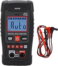 Multímetro Digital AN109 4000 Contagens Medição Inteligente Voltímetro de Variação Automática Testador de Tensão Com Função de Tensão Sem Contato Mede Continuidade de Resistência