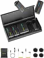 【美品】7RYMS iRay DW40 ワイヤレスピンマイク 4ch同時録音対応 iRay DW40-7Ryms_Microphones_Lavalier Microphone