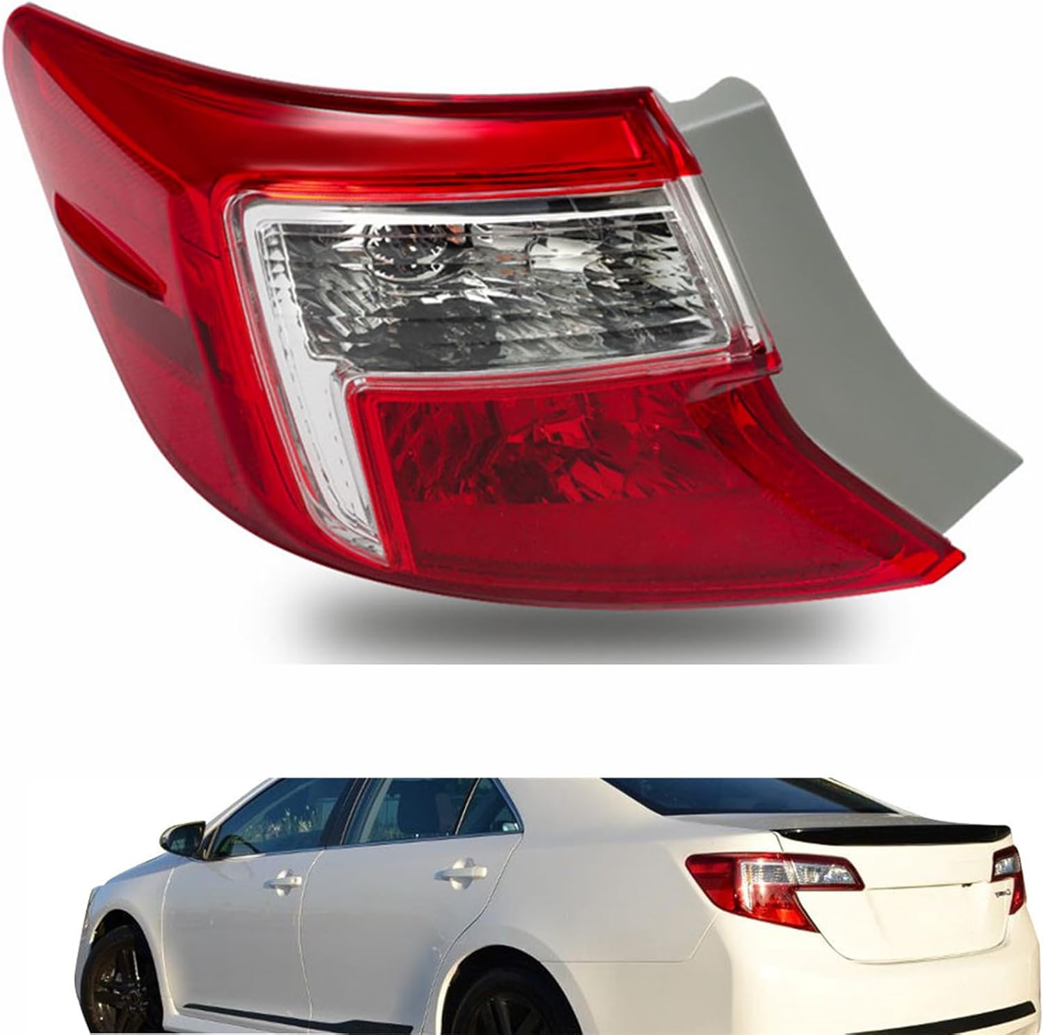 Tail Light Brake Lamps Assembly Replacement for 2012 2013 2014 Camry Driver Left Side Replacement for 8156006470 TO2804114