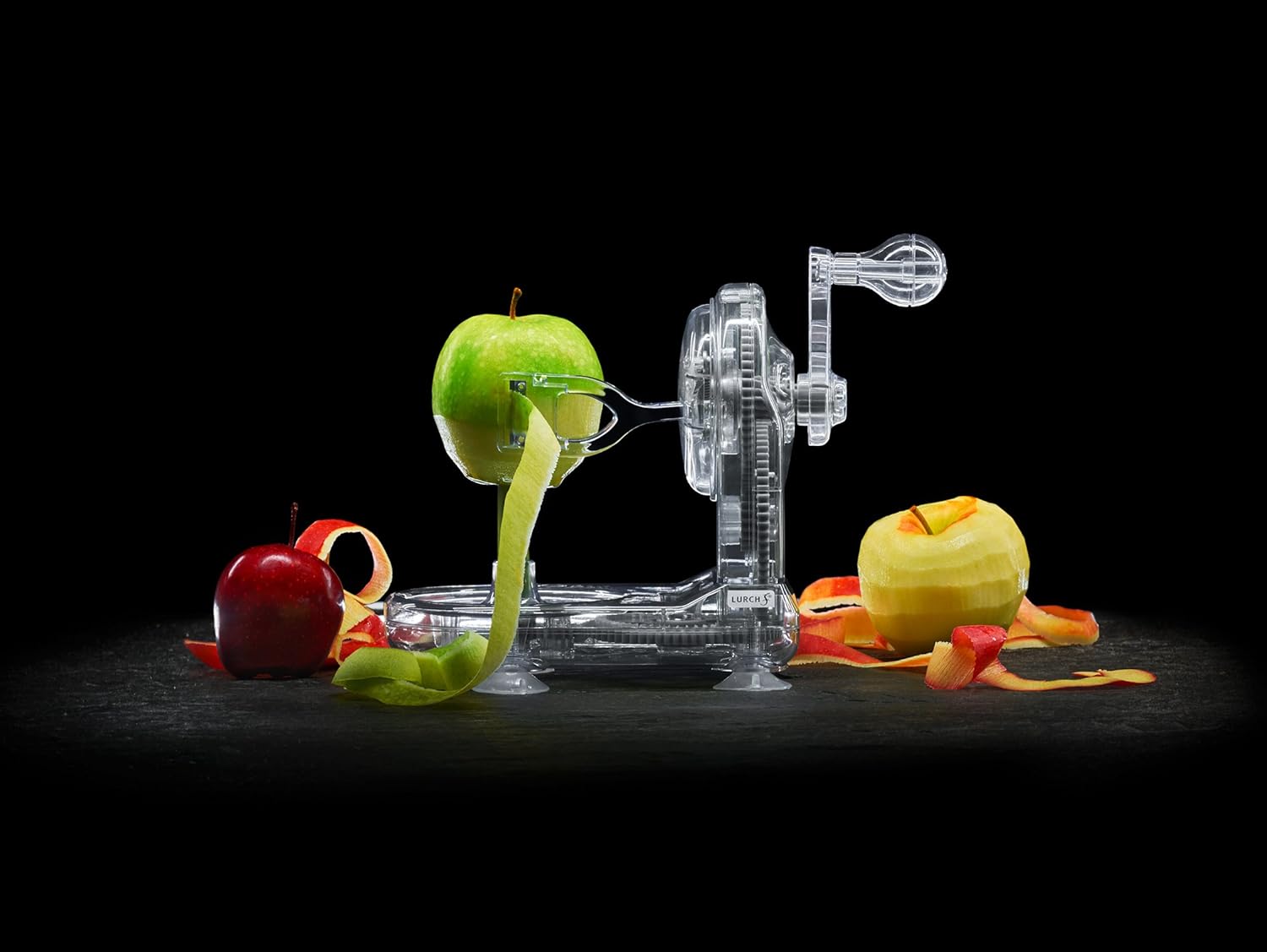 LURCH Germany Apple Peeler Tranparent (Grey)