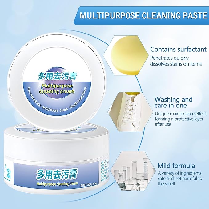 Crema Limpiadora Multifuncional para Zapatos con Esponja RUOQI miniatura 3