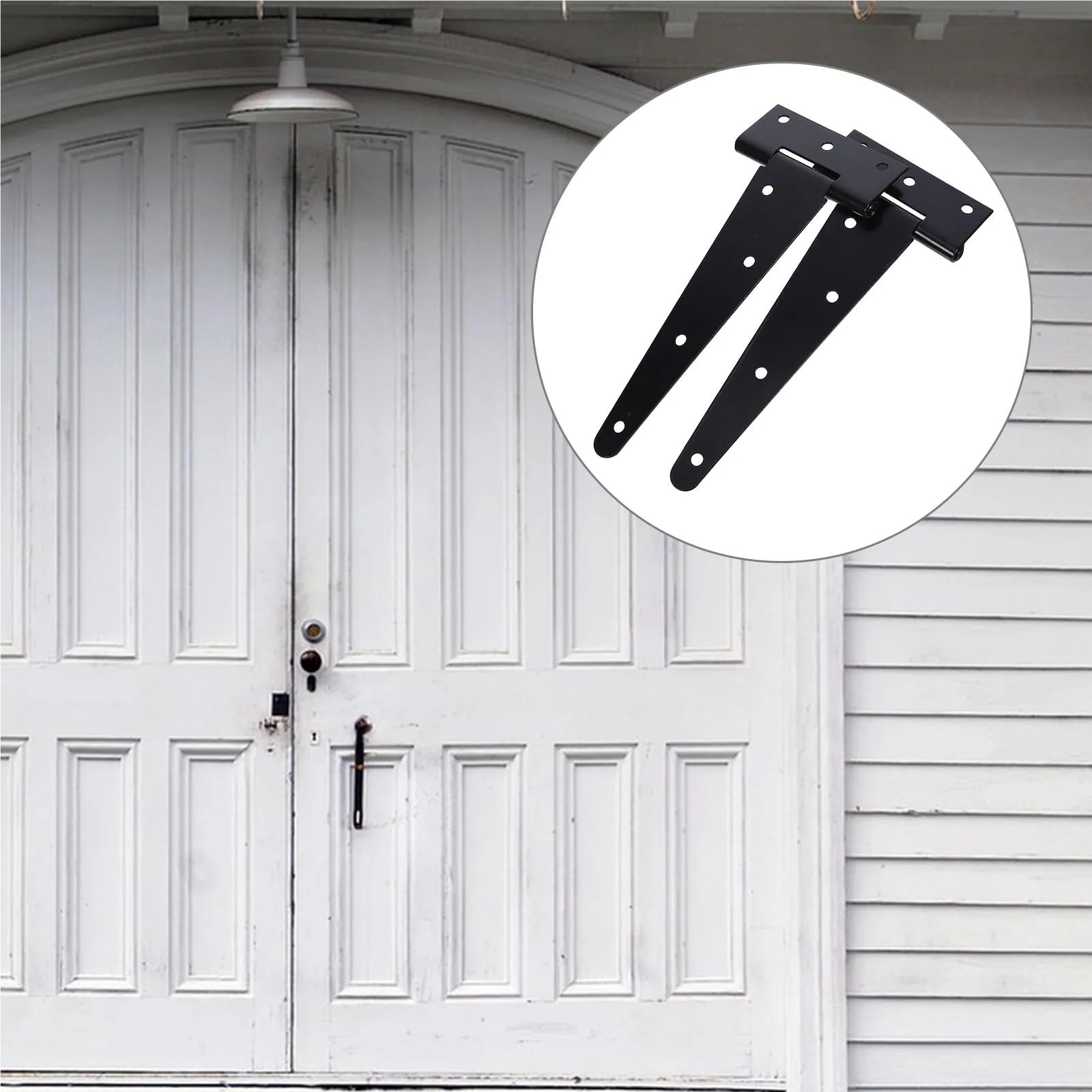 Cerniere per porte in ferro a T per recinzione in legno garage capannone