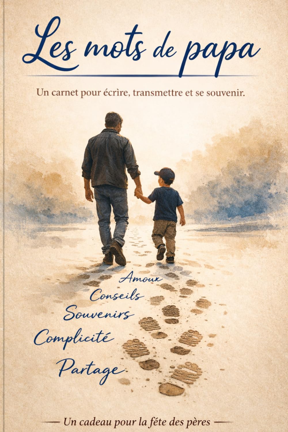 Les mots de papa, un carnet pour écrire , transmettre et se souvenir.: Écrire aujourd’hui pour être lu demain : un héritage précieux à offrir à ses enfants