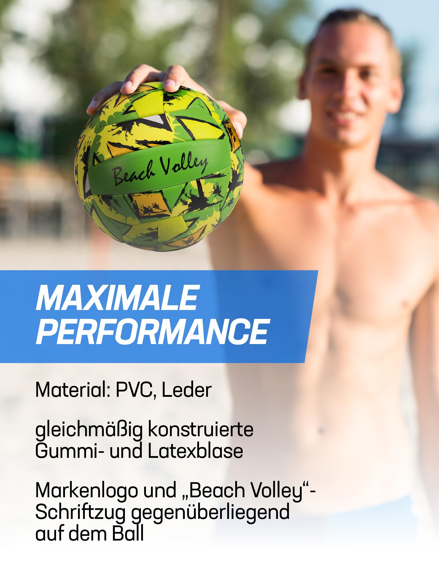 JELEX Volley Beach siatkówka (czerwona)