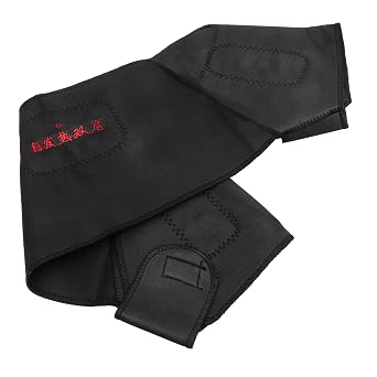 Self-Heating Shoulder Support Brace with Tourmaline, Black Orthopedic Belt