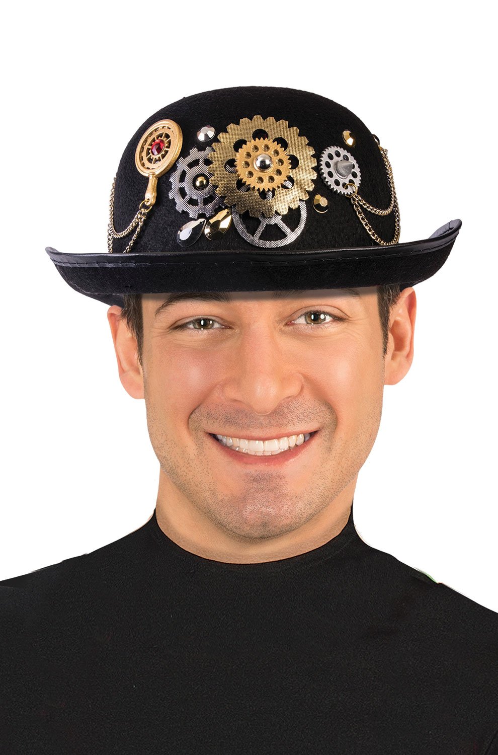 Forum Novelties Unisex-Adult's Standard Hat-Steampunk Derby, Multi