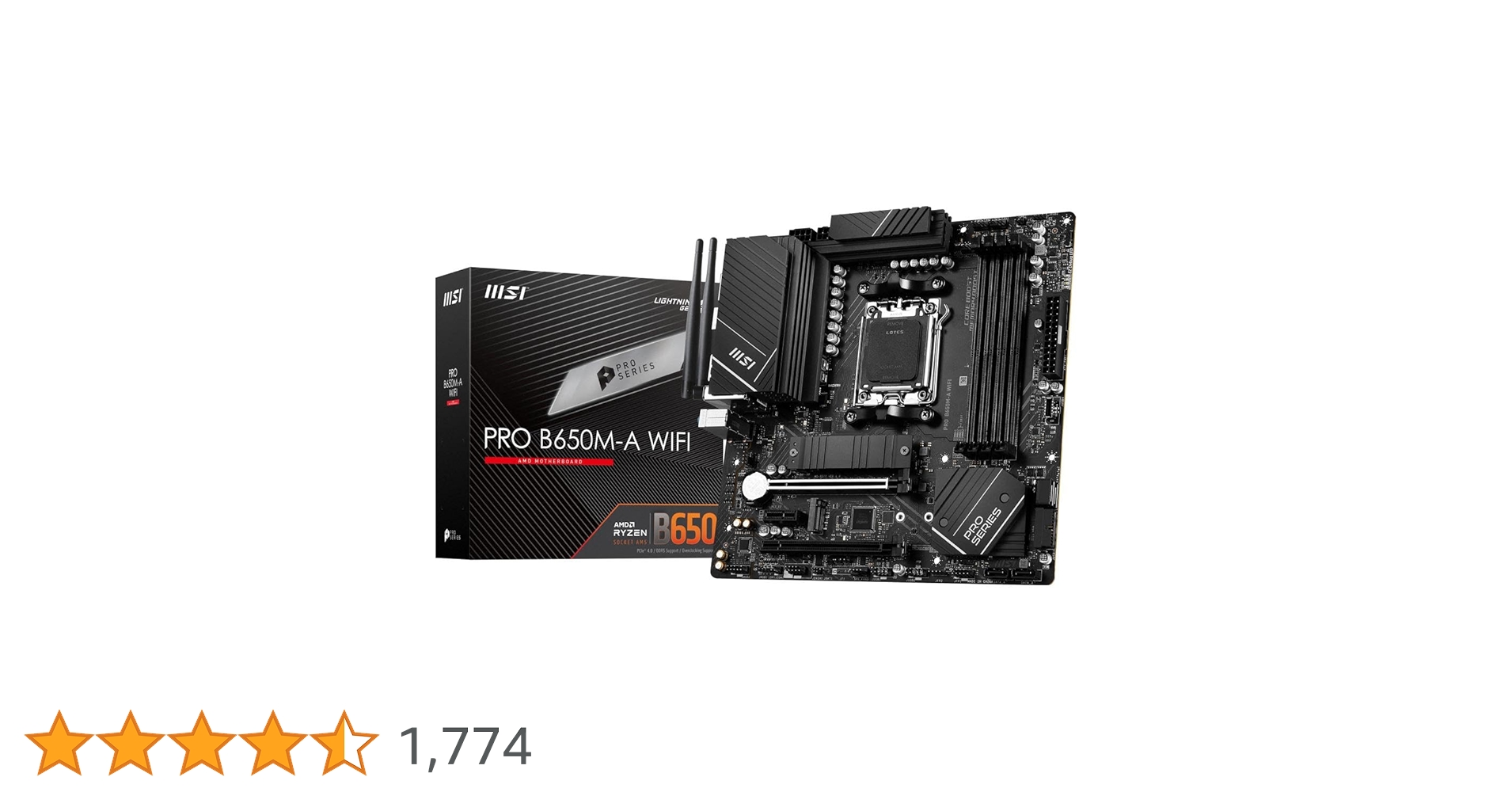 Amazon | MSI PRO B650M-A WiFi ProSeries マザーボード (AMD Ryzen