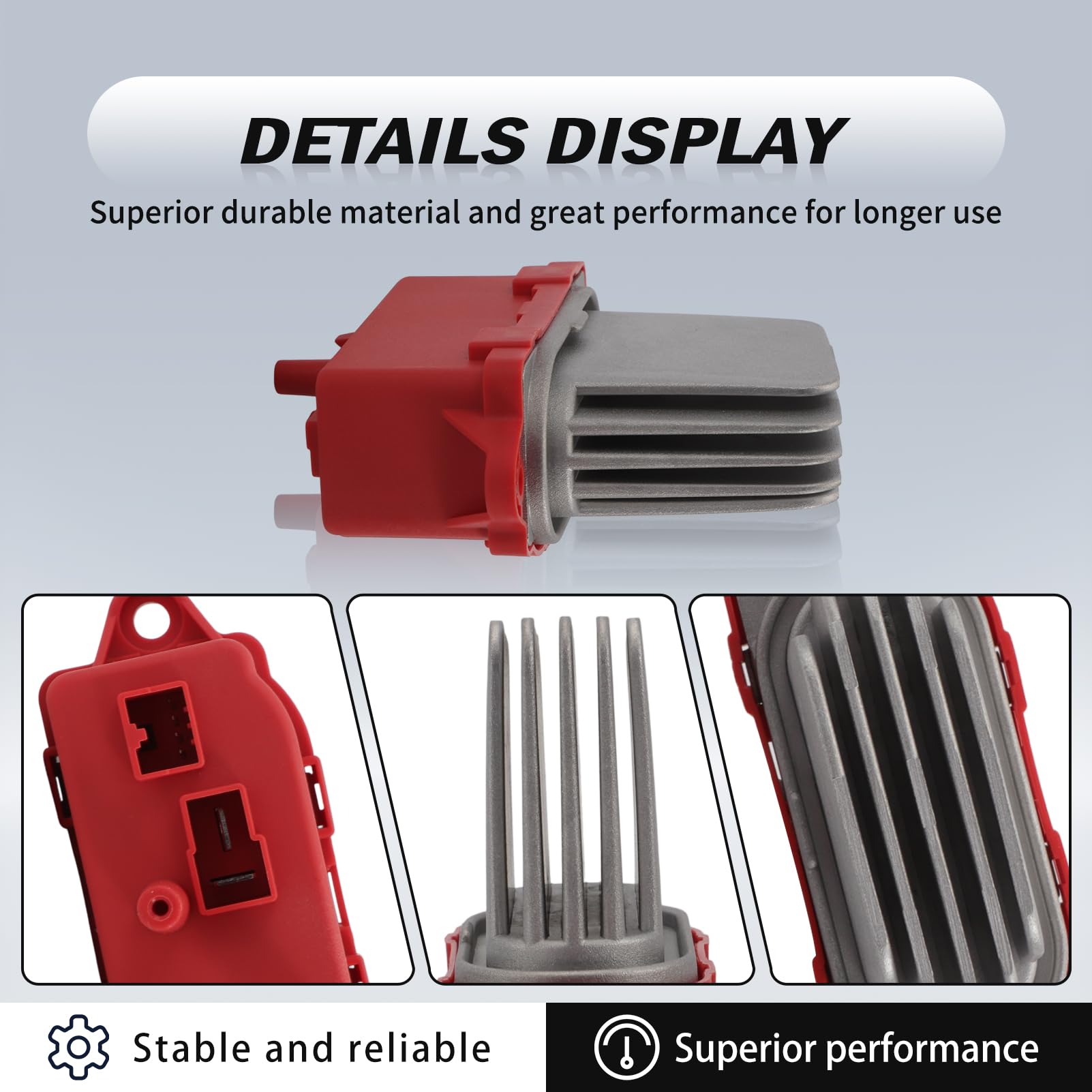 Resistenza Ventola Abitacolo per Daily III IV 97-12 Ricambio 500326590 | Resistenza Riscaldamento Climatizzatore, Regolatore Velocità Ventola Aria, Risolve mancanza velocità 1-2-3 della ventola