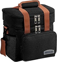 13L Sac Isotherme Repas Femme Homme Sac Lunch Box Isotherme Portable Léger et Résistant Grande Sacs à Déjeuner Sacs à Lunch Bag pour le Travail pour Voyage,Pique-nique,Travail,École