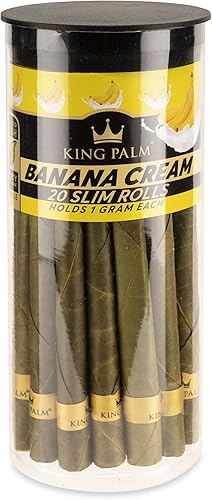 Miniatura 2 de King Palm Conos de tamaño delgado  20 conos por tubo  Pre rollos para apretar y reventar  Conos preenrollados con sabor orgánico  Pre rollos de