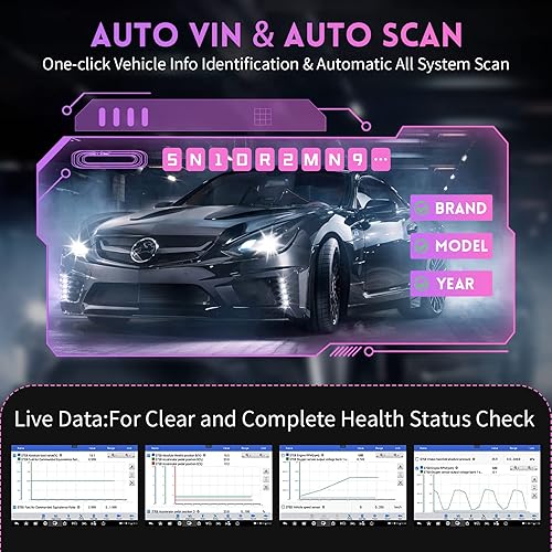 Miniatura 9 de Autel Escáner MaxiCOM MK808Z-BT (igual que MK808BT PRO), herramienta de escaneo de control bidireccional basada en Android 11, actualizado 2023 de