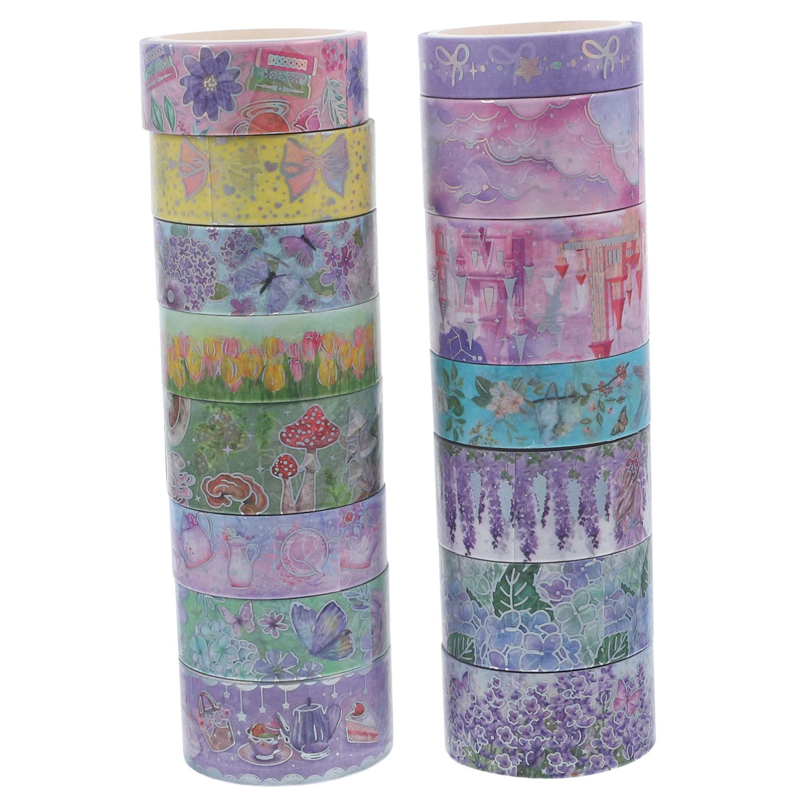Lurrose 45 Tasca Nastro Washi Nastro Kawaii Decor Magnetico Avvolto Scrapbook Nastri Adesivi Washi Nastri Adesivi Carino Scrapbook Tasca Libro Bambino
