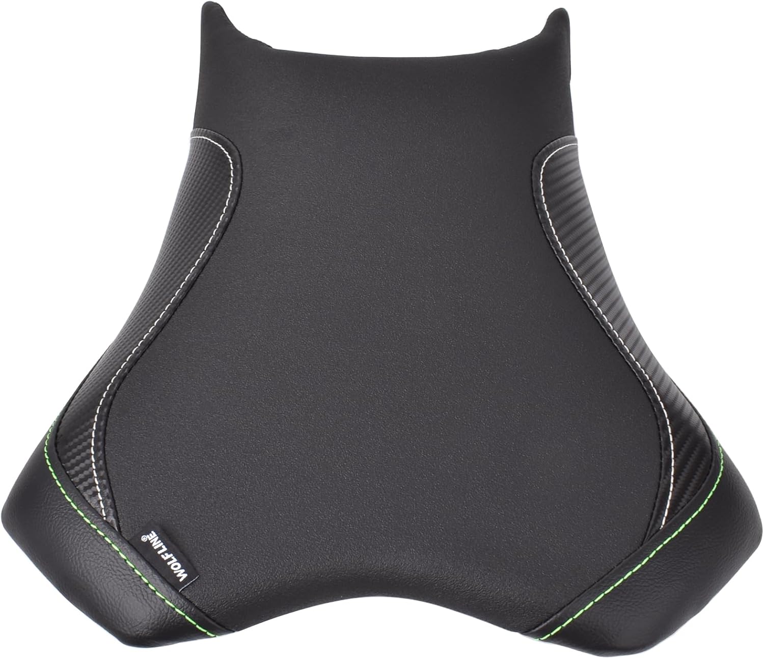 Compatible with Ka&wa&sa&ki Ninja 500 & Z500 2024-2026 Front Driver Seat – Leather Motorcycle Rider Saddle Pillion Pad,Comfort Cushion for Ninja 500 ABS SE/Z500 Accessories (Black-Front)
