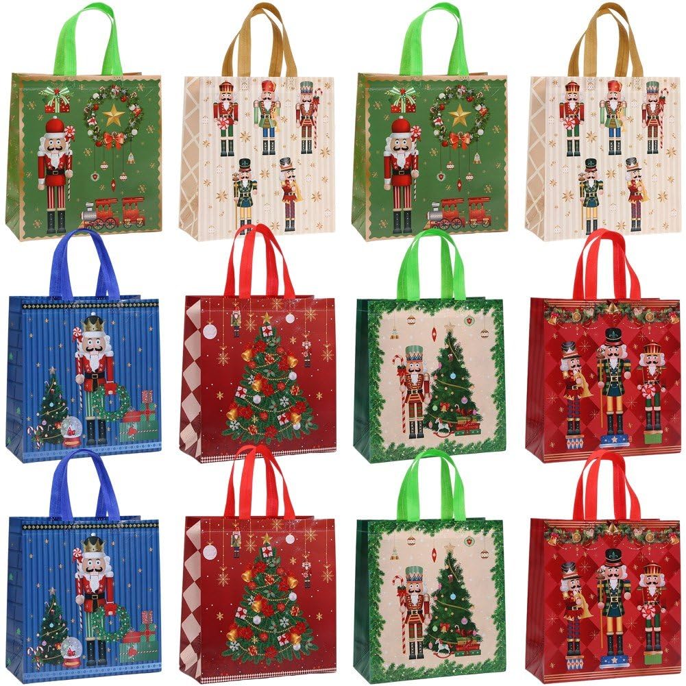 Sacs de Noël Casse-Noisette par 12 pour distribuer vos gourmandises et biscuits de fête