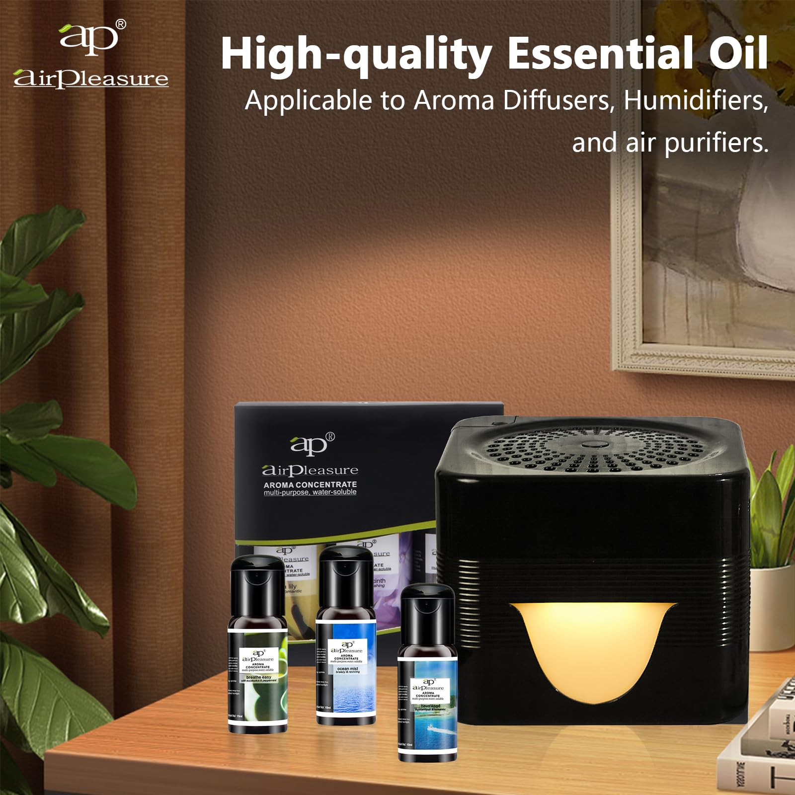 Aceites esenciales Reborn Aroma Oils Multifunción Blends Set de regalo Aceites para difusor de aromaterapia, humidificador, aceites aromáticos naturales, 6 botellas, 0.5 fl oz 7