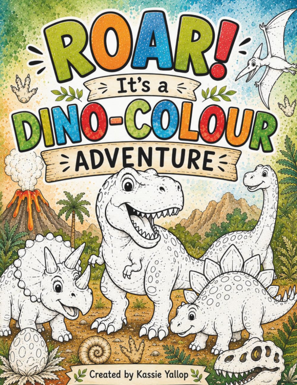 ROAR! It's a Dino-Colour Adventure