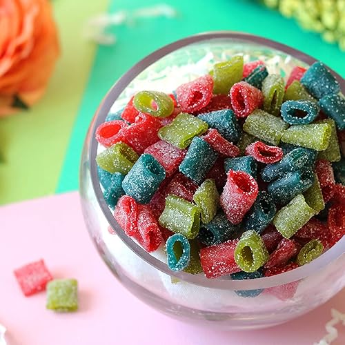Miniatura 10 de Sour Punch Bites, sabores surtidos de frutas agridulces, caramelos masticables, 5 onzas (paquete de 12)