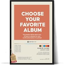 Custom Album Cover Poster Canvas - Request Your Own Choice, Personalized Art Print, Wall Decor, Customized Gifts Idea for Family, Friend Style 7