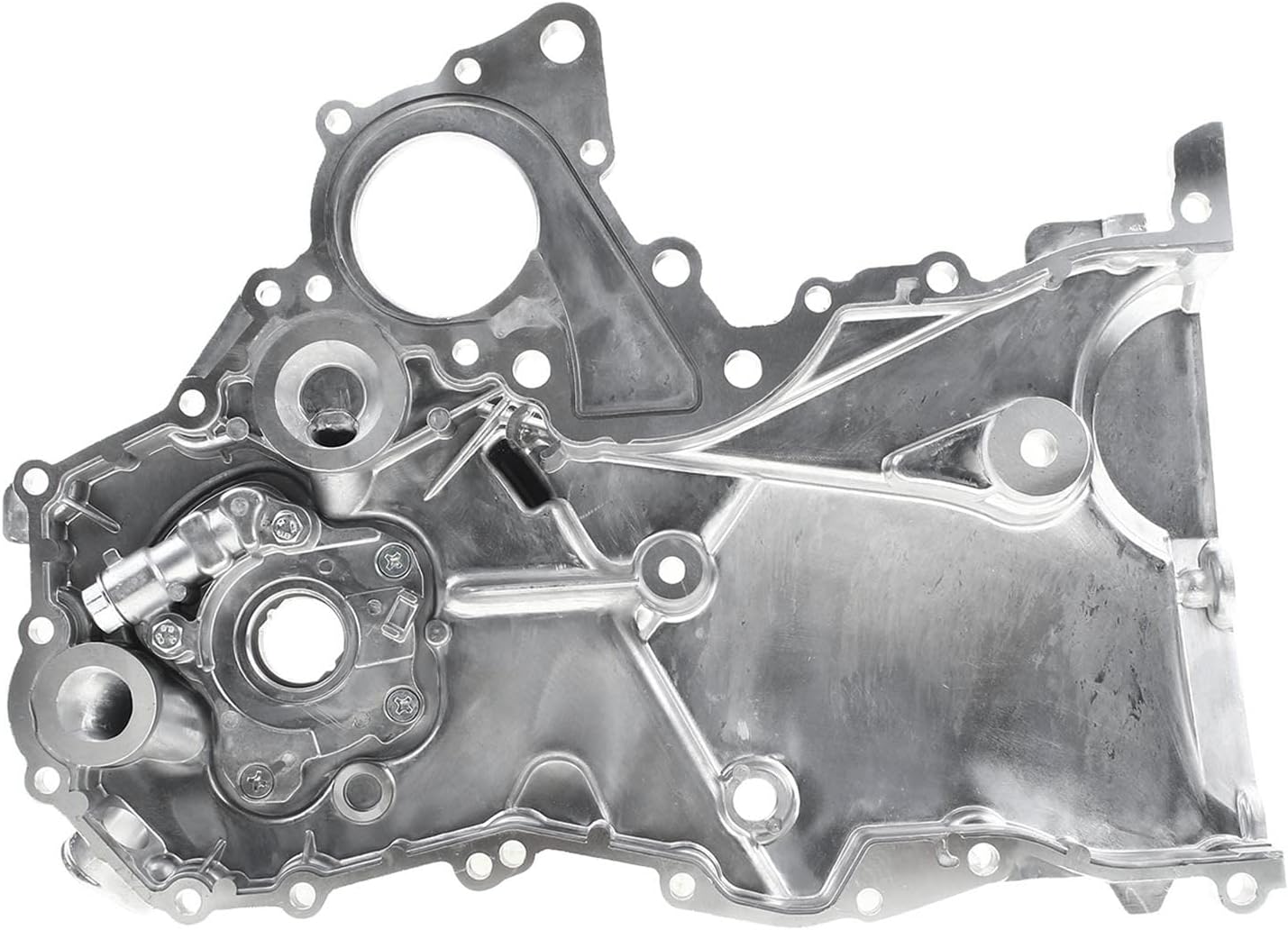 A-Premium Engine Timing Cover with Oil Pump Compatible with Toyota Prius 2001-2009 1.5L Electric/Petrol