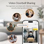anyfree 2026 Newly Video Doorbell Camera Wireless, AI Motion Detection, Wireless Long Range Signal, HDR Ultra-Clear 2.4g & 5g Video Doorbells Camera with Chime,Solar Extends Battery Life
