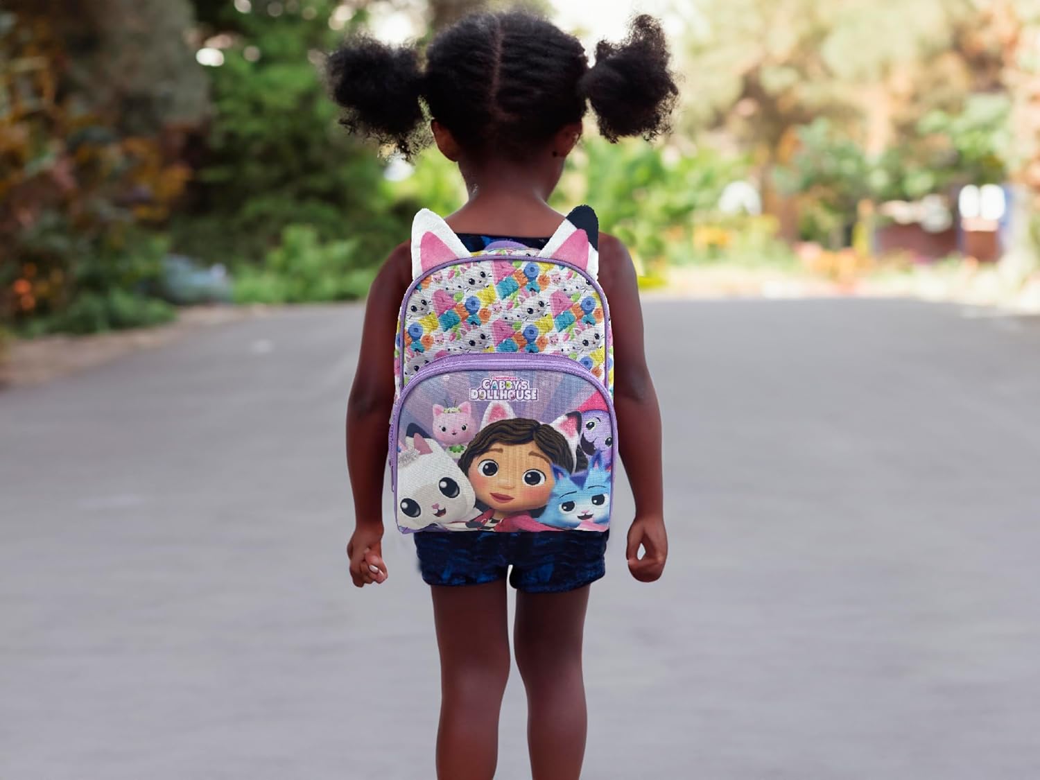 CYP BRAND Gabby- Backpack, Preschool, School Supplies, Backpack, Children's Bag, Purple Color, Official Product, Purple, One Size