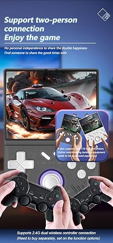 Miniatura 6 de Consola de juegos retro My Mini Plus 2025, consola de juegos de mano con batería de 4000 mAh pantalla IPS de 3.5 pulgadas, más de 20000 juegos