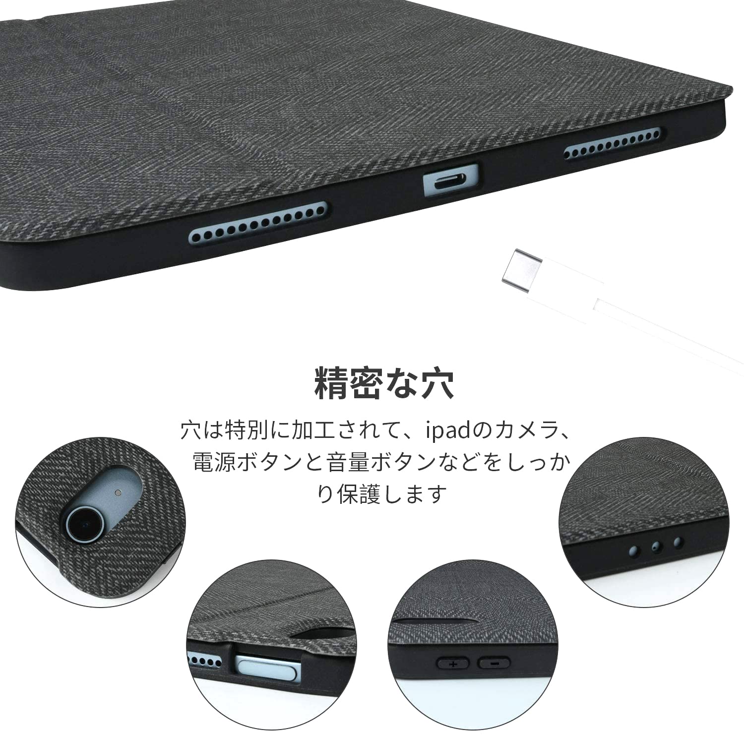 Amazon.co.jp: MMK iPad Air第5世代/第4世代 キーボードケース 10.9 