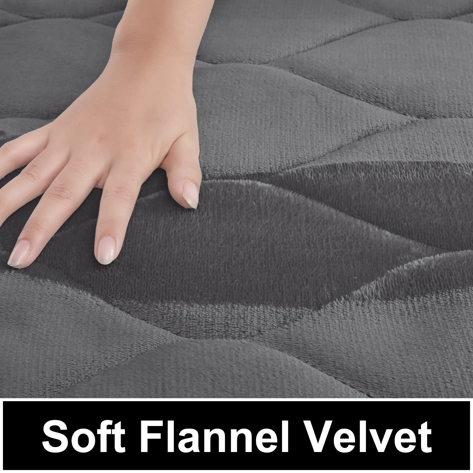 Colorxy Alfombra de baño de espuma viscoelástica, ultrasuave y antideslizante, absorbe el agua, lavable a máquina, alfombra para suelos de ducha y baño, 24 x 16 pulgadas, color gris oscuro
