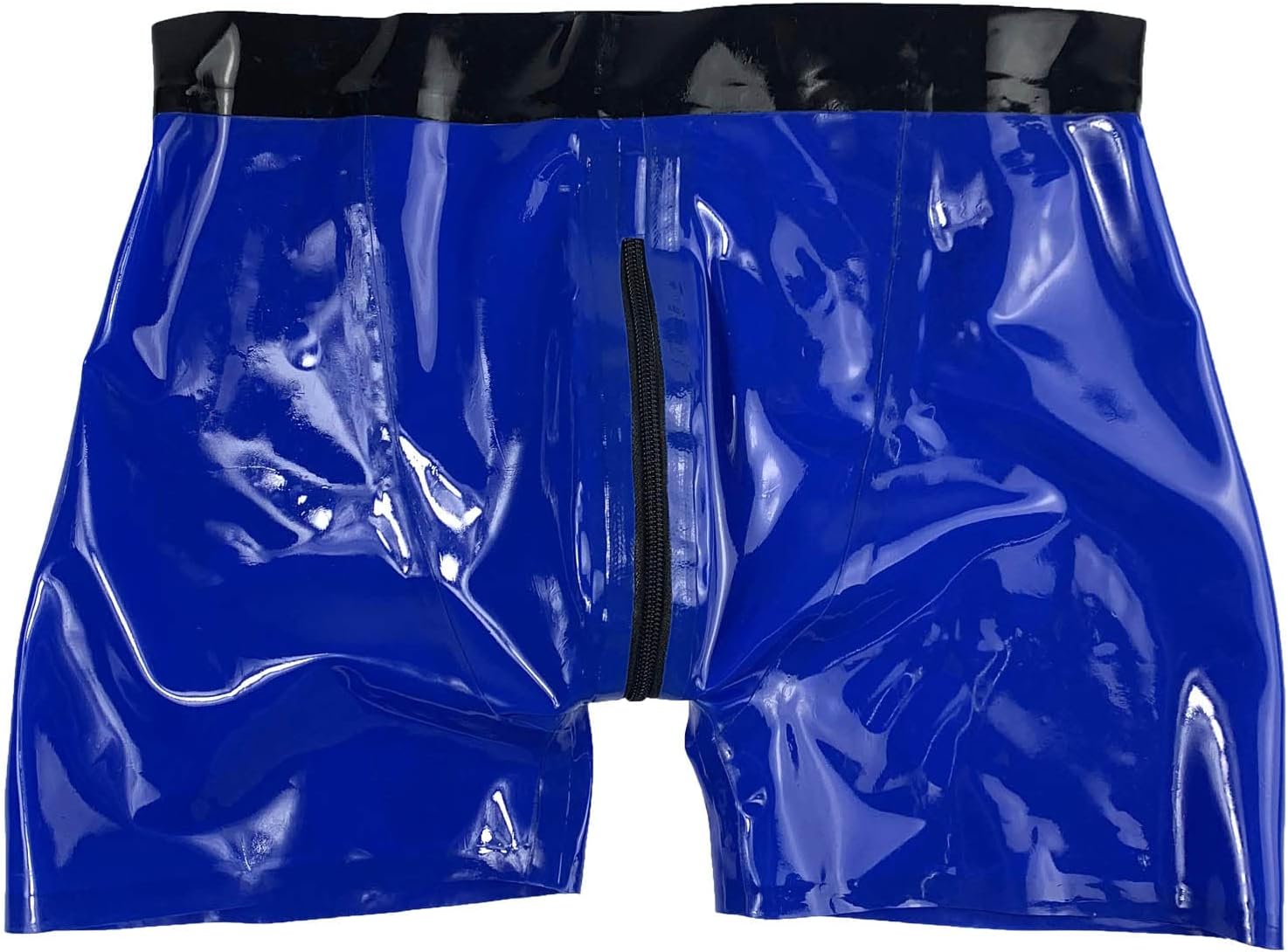 MONNIK Latex Men Underpants Handmade Latex Briefs Rubber Boxer Tight Panties Shorts Underwear for Party Clubwear