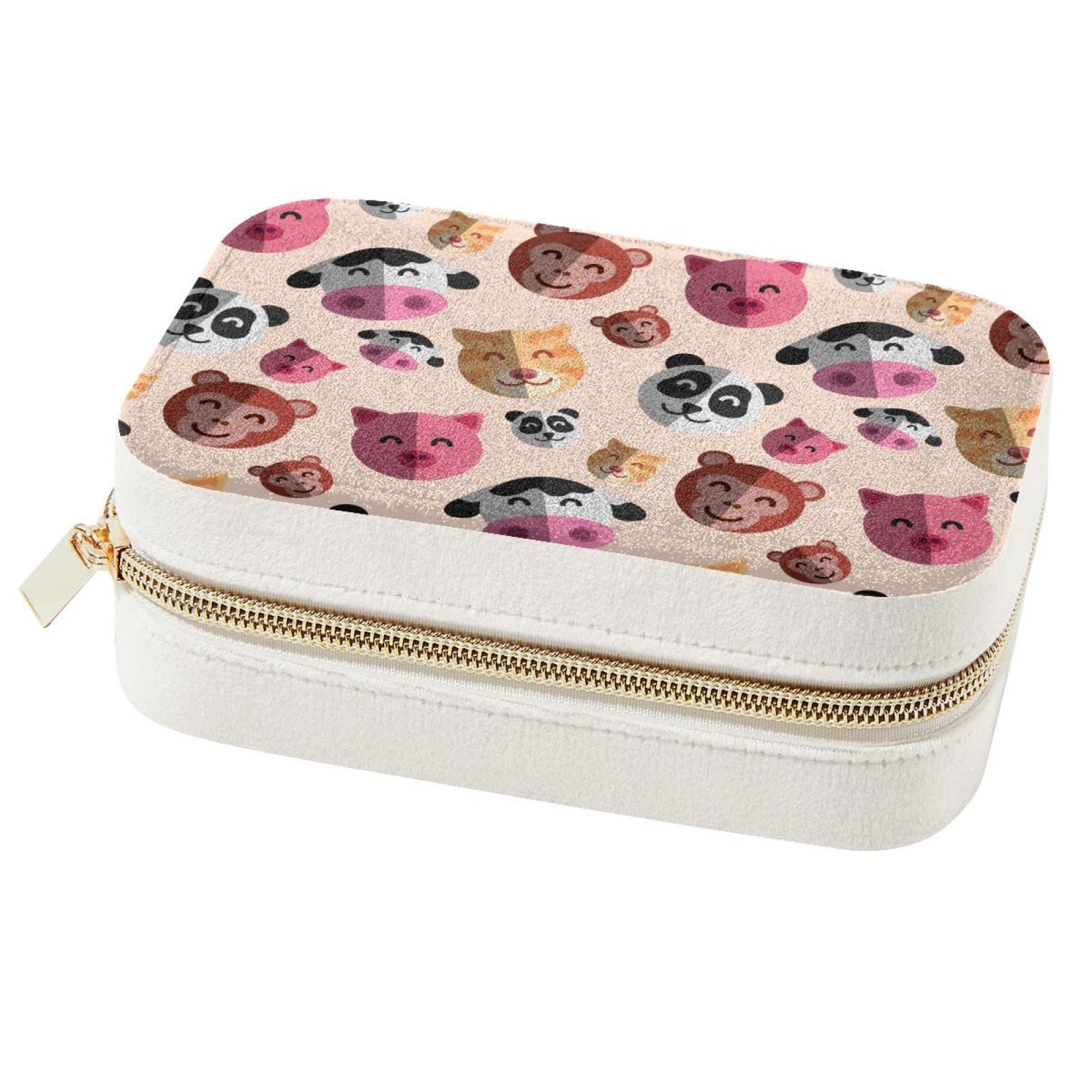 Boîte à bijoux portable pour voyage et déplacements de filles