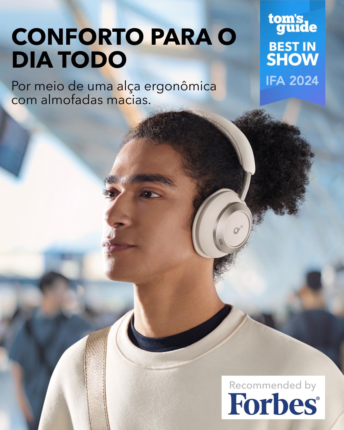 soundcore Space One Pro da Anker, Fone de Ouvido Bluetooth com