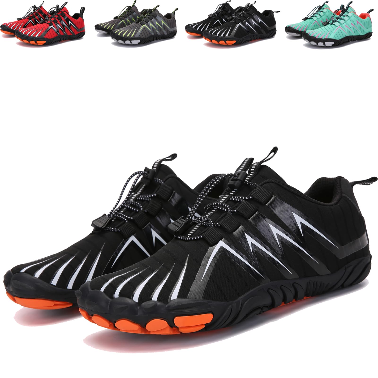 FOGOIN Barfußschuhe Damen Herren Walkingschuhe Expert Pro - Gesunde & Bequeme Barfußschuhe für Rock & Pure Movement