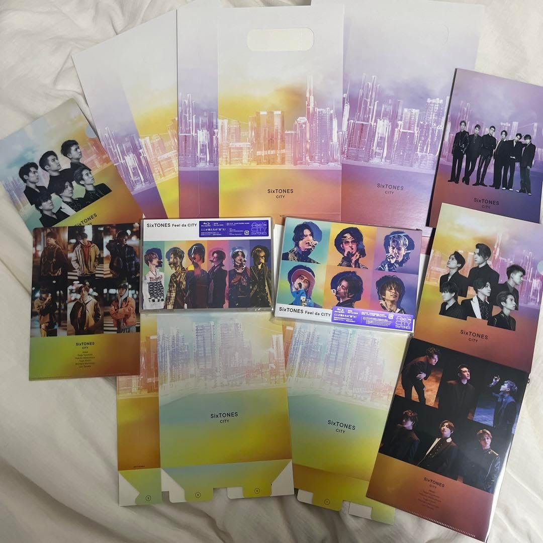da Feel SixTONES DVD CITY CITYバック（中古品） 2点セット 中古品