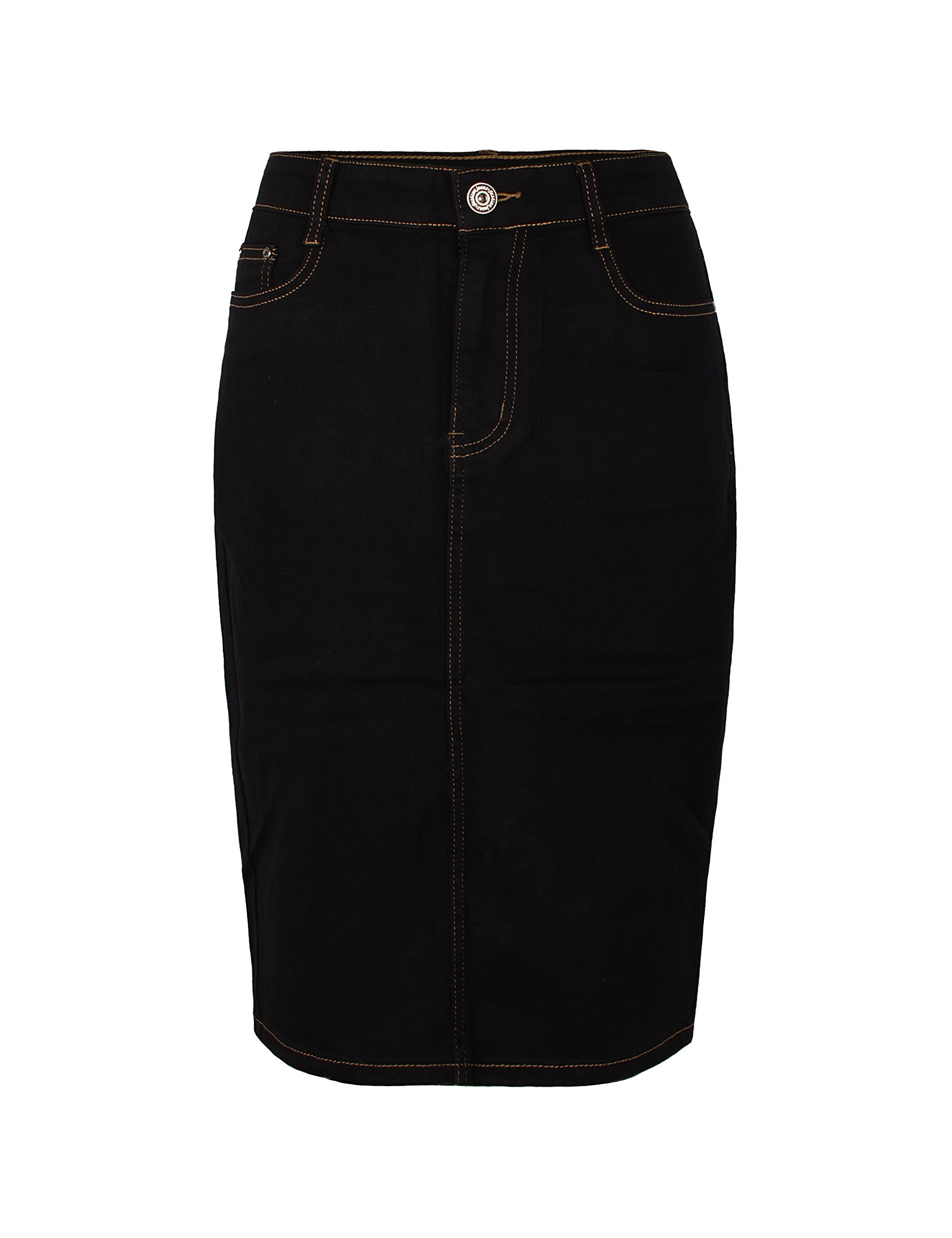 MISSCHIEN U high street print blauw potlood mini b