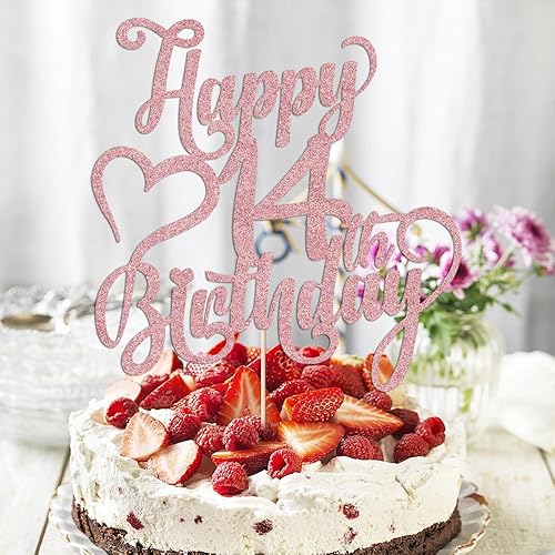 Miniatura 119 de Decoración para tarta de cumpleaños número 15 con purpurina dorada – 15 aniversario/cumpleaños – Hello 15, Cheers to 15 años, 15 & Fabulous Cake